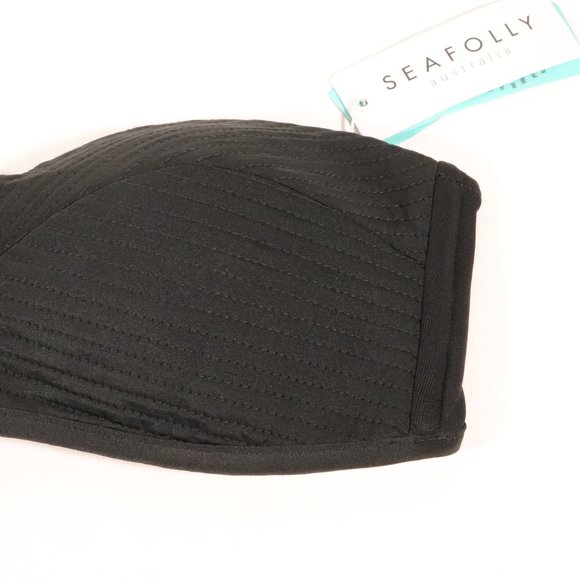 NWT Seafolly Quilted Bustier in Black - Picture 4 of 11